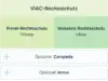 VIAC Rechtsschutz Übersciht DE